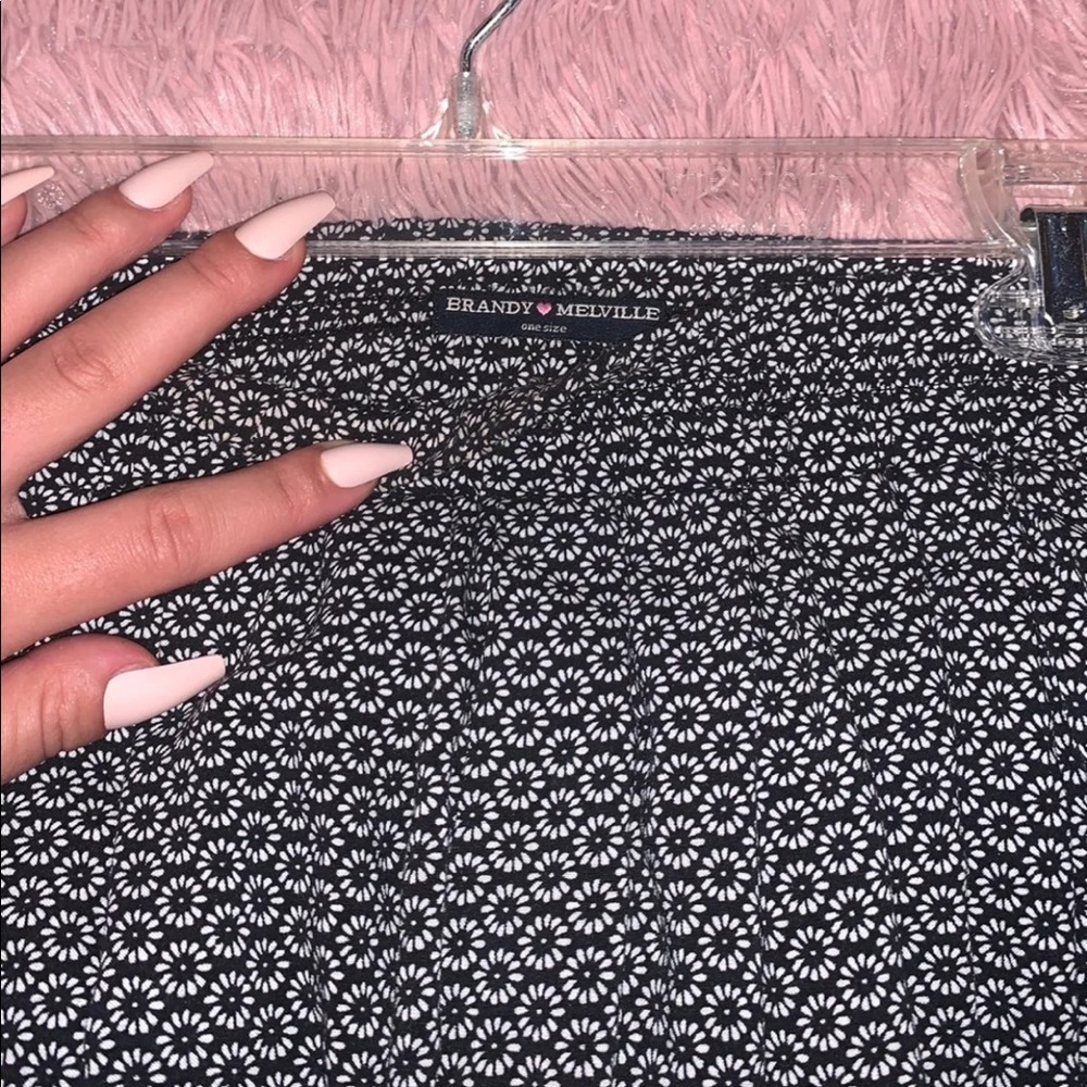 Brandy Melville Floral Skirt